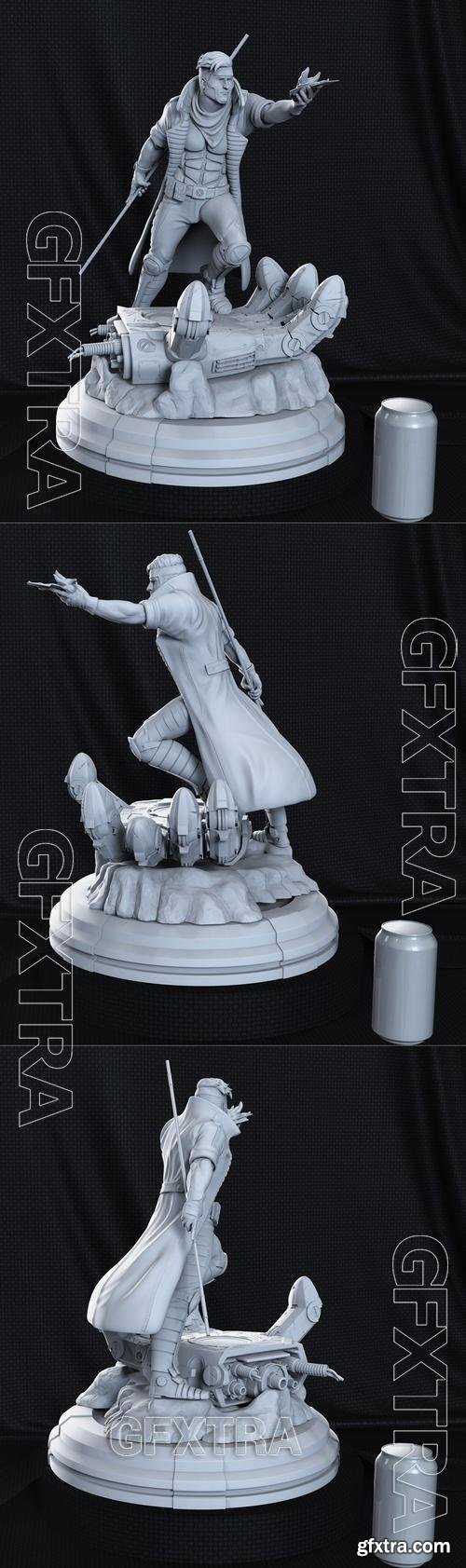 Gambit on Sentinel Hand &ndash; 3D Print Model