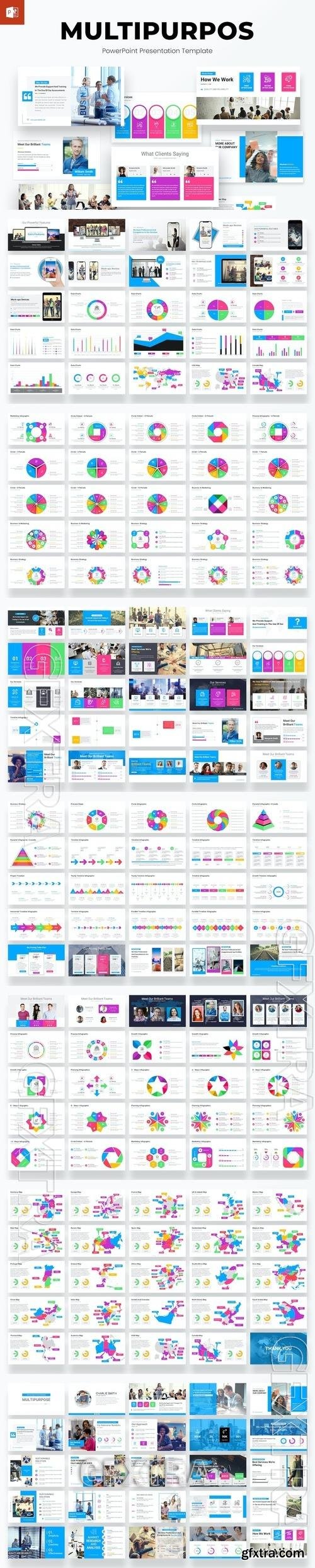 Multipurpose PowerPoint Presentation Template F6ZSMYP