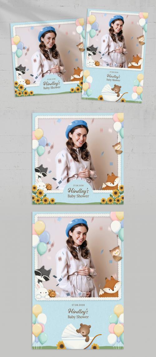 Baby Shower Photo Booth Template 558282407