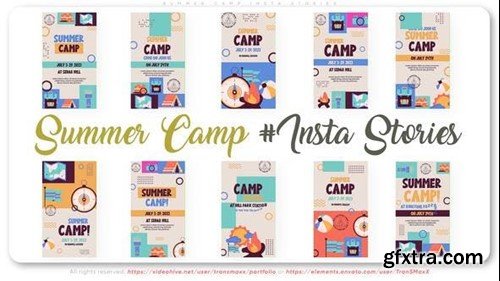 Videohive Summer Camp Insta Stories 45821566