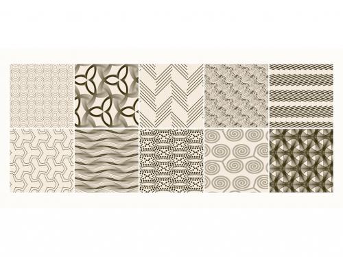 Set of Simple Retro Geometric Patterns 481907098