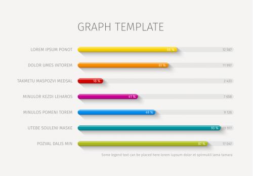 Horizontal Status Graph Infographic 1 167160916