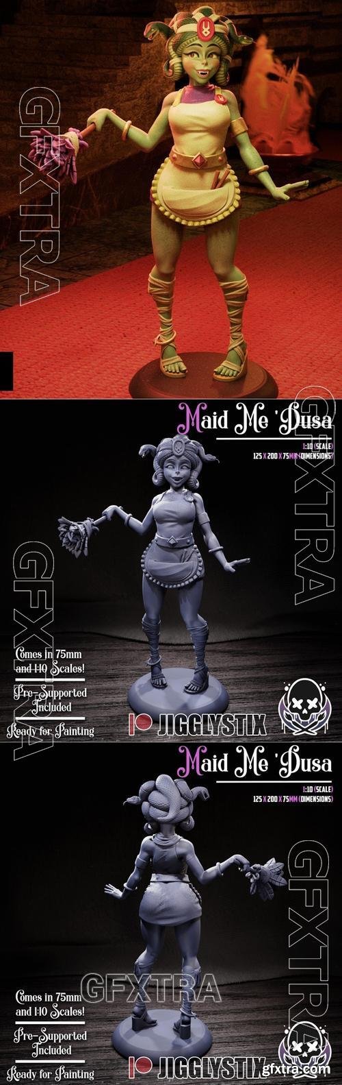 Maid Medusa - Jigglystix &ndash; 3D Print Model