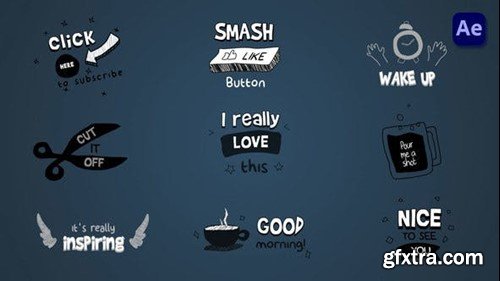 Videohive 2D Scribble Sketch titles [After Effects] 45823455