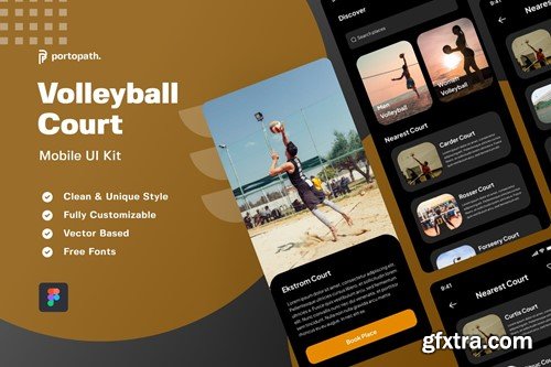 Volleyball Court Mobile Apps EC99MV2