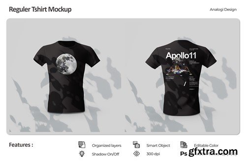 Reguler Tshirt Mockup DVVX84A