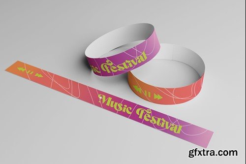 Paper Wristband Mockup 6NLRUV7