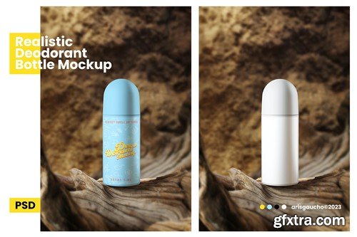 Deodorant Bottle Mockup BUKSMKY