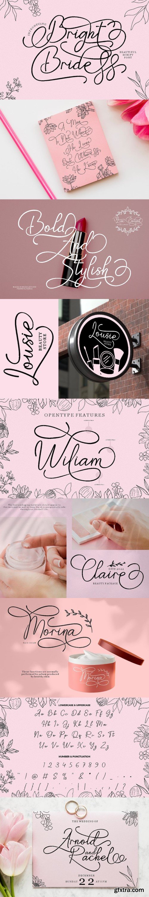 Bright Bride - Beautiful Script Font