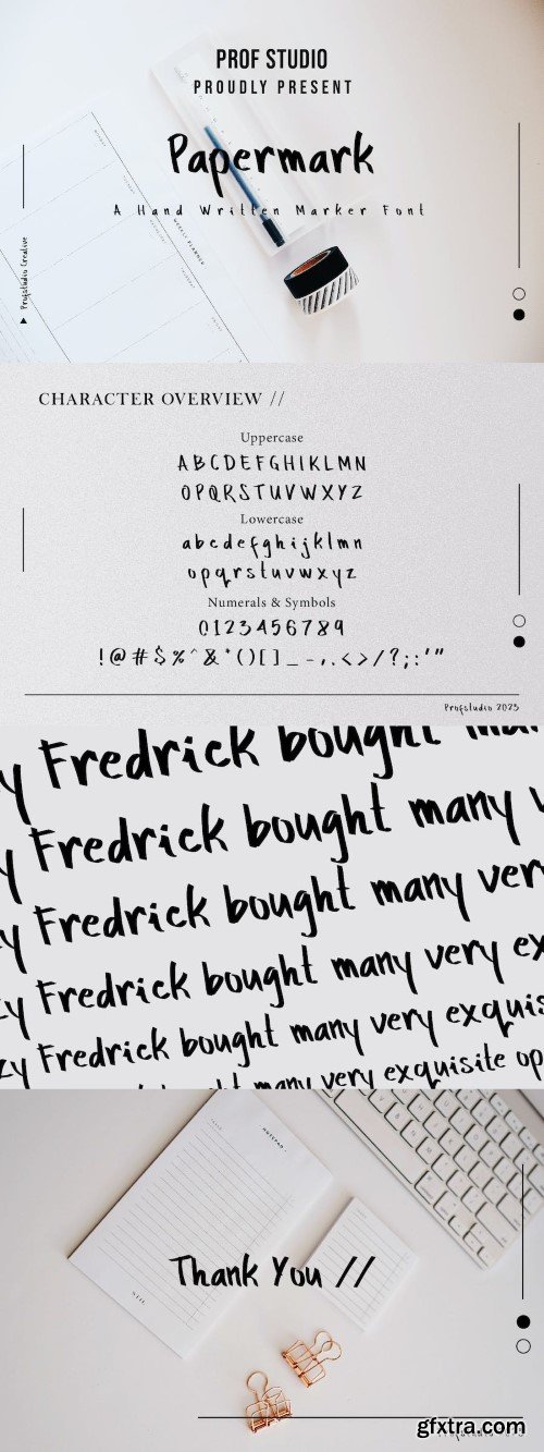 Papermark - Handwritten Marker Font