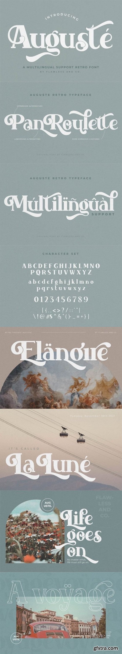 Auguste - Modern Retro Serif Fon