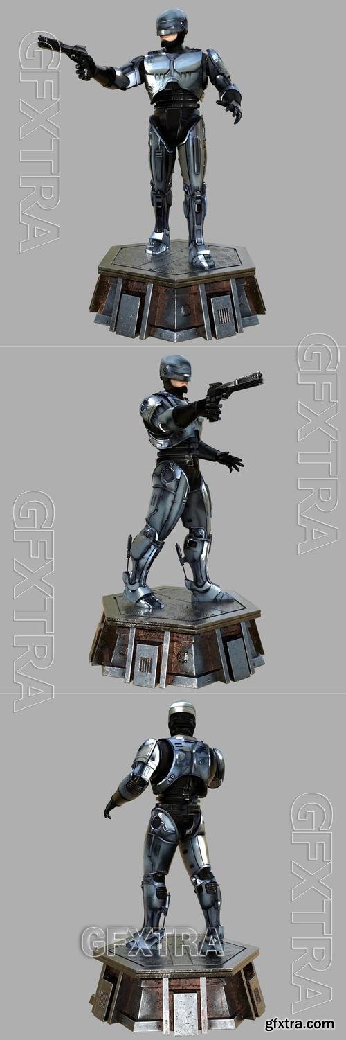Robocop Statue &ndash; 3D Print Model