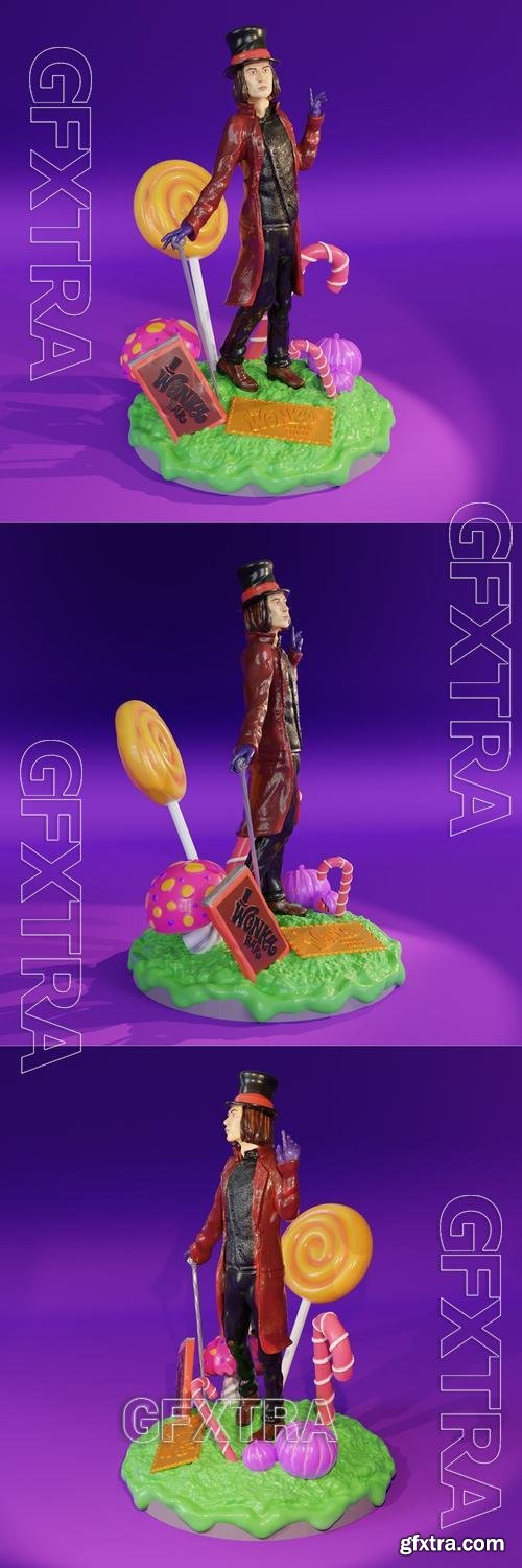 Willy Wonka &ndash; 3D Print Model