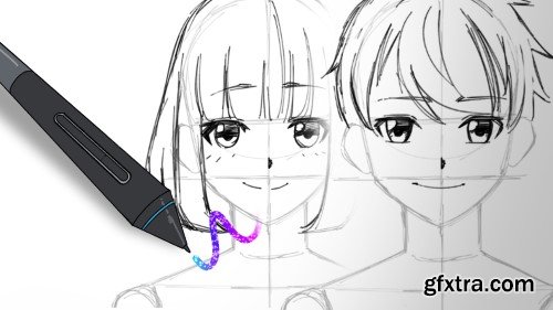 How To Draw an Anime Portrait - So that anyone can do it