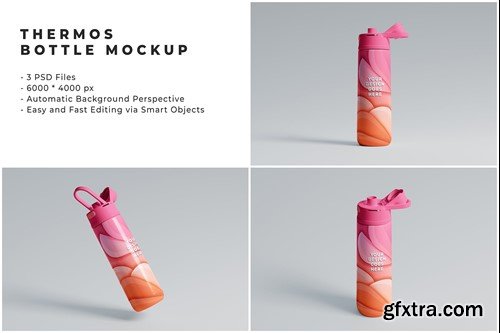 Thermos Bottle Mockup WGJKNHL