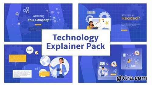 Videohive Technology Explainer Animation Scene Pack 45855647