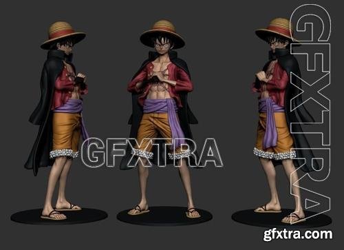 Luffy con abrigo &ndash; 3D Print Model