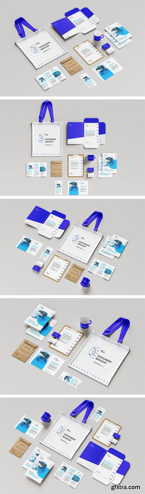 Stationery Elements PSD Mockups Templates