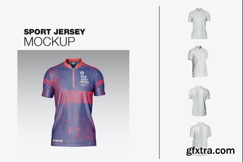 Sports Jersey Mockup N69BTF3