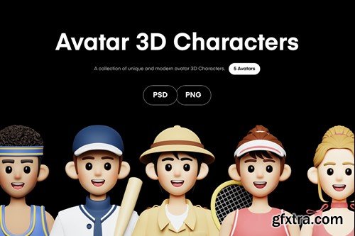 Avatar 3D Character Illustration 2WKZ88J