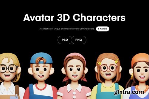 Avatar 3D Character Illustration XP3HATG