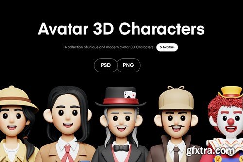Avatar 3D Character Illustration 329PYGR