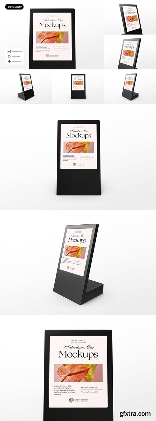 Advertisement Digital Board Mockup U7HWGEF