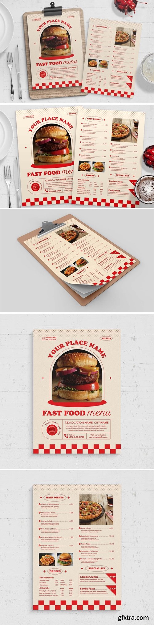 Fast Food Menu Template NWDZR3H