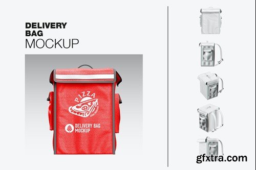 Set Delivery Bag Mockup CPF6PZX