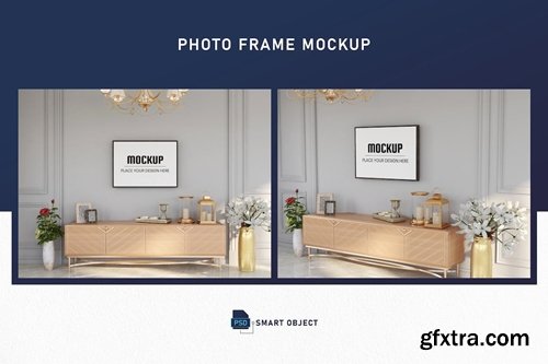 Frame Mockup in the Living Room MNGKZTD