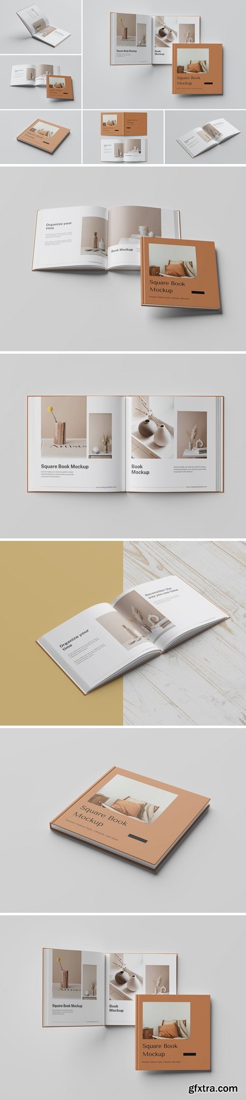 Square Book Mockup 2A548GG