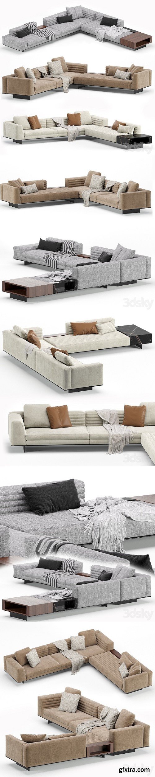 Minotti Roger Modular Sofa