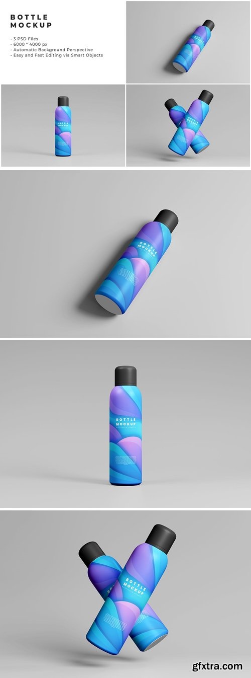 Bottle Drink Mockup 4ESJ3CV