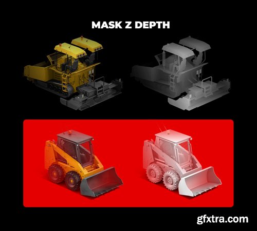 PSD Heavy Machines Mockup 360 PRO #05 - 68168