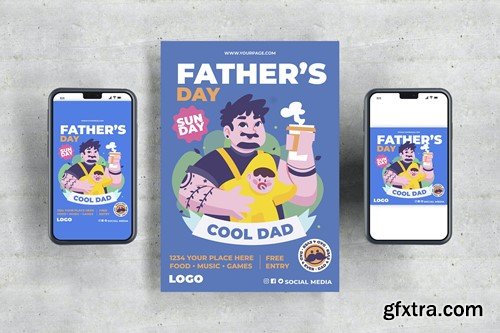Father's Day Celebration Template GGPZU7E