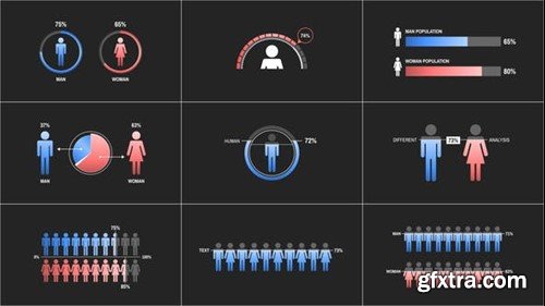 Videohive People & Human Infographic 45809264