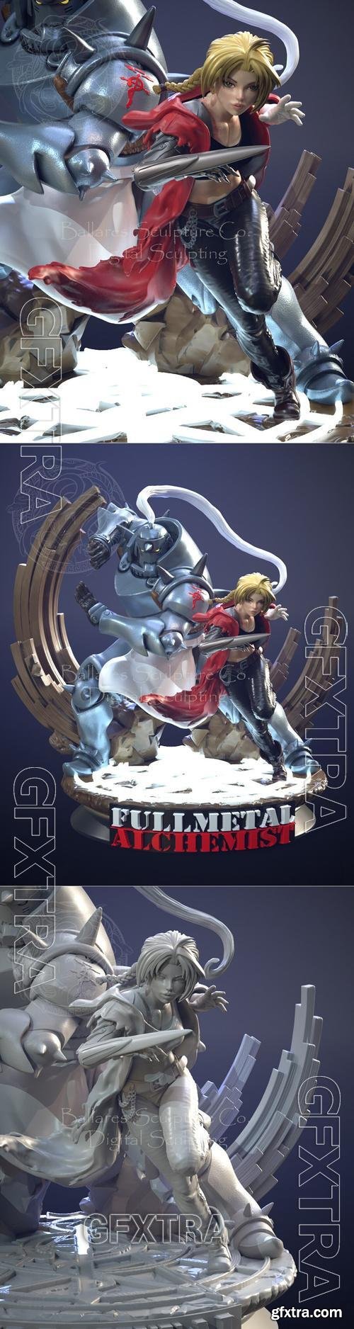 Eduard Elric v1 - Fullmetal Alchemist &ndash; 3D Print Model