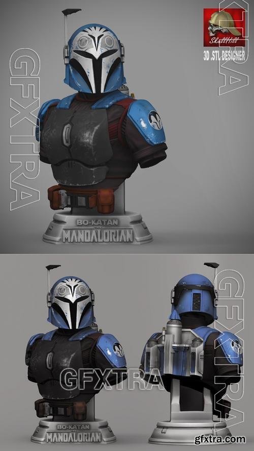 Bo-Katan the Mandalorian Bust &ndash; 3D Print Model