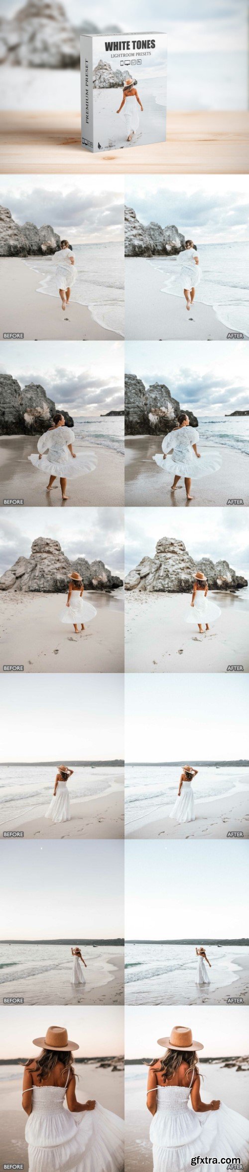 Minimalist White Clear Lightroom Presets Pack