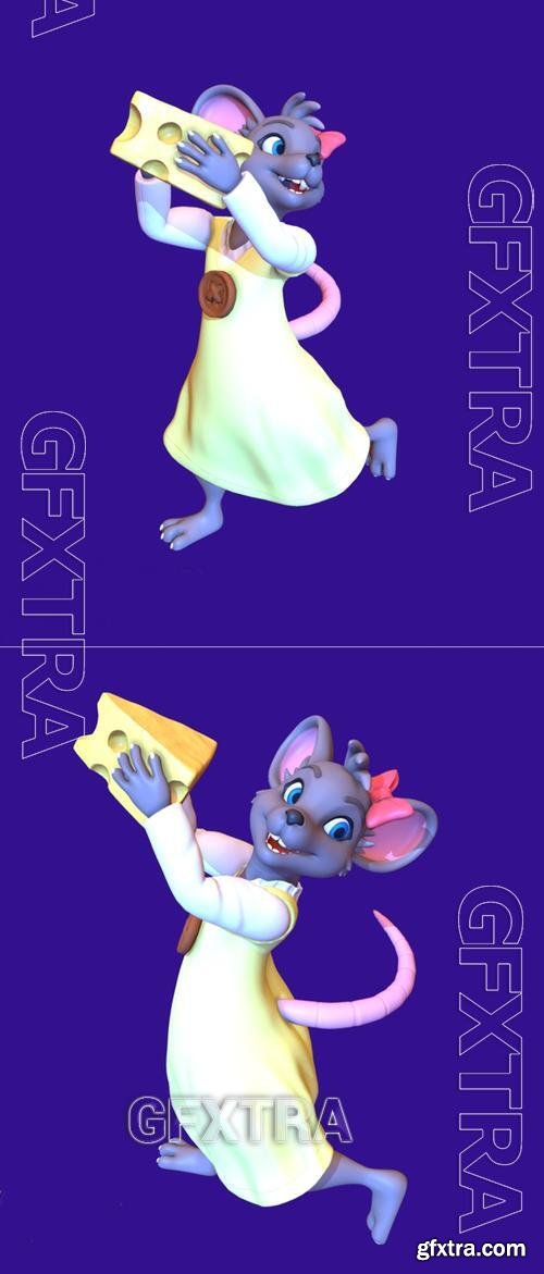 Mipsy the mouse &ndash; 3D Print Model