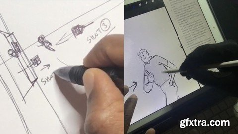 Film Storyboard WorkFlow On Procreate