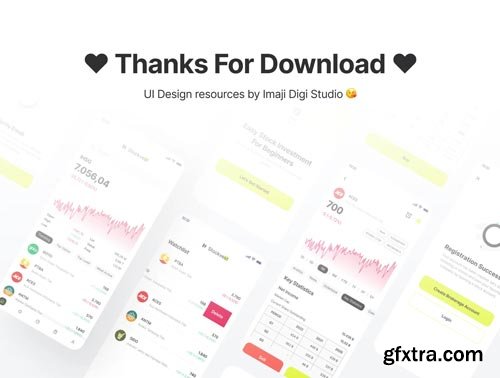 Stockvest  Stock App Mobile UI Kit