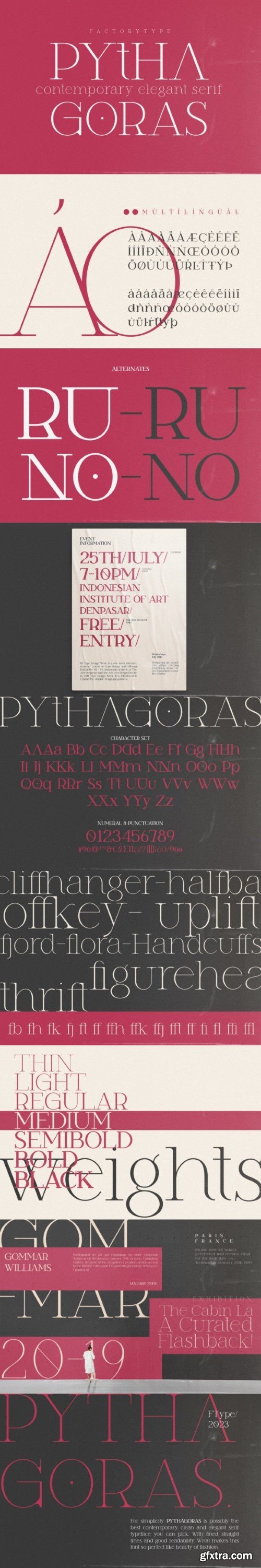 Pythagoras  Font