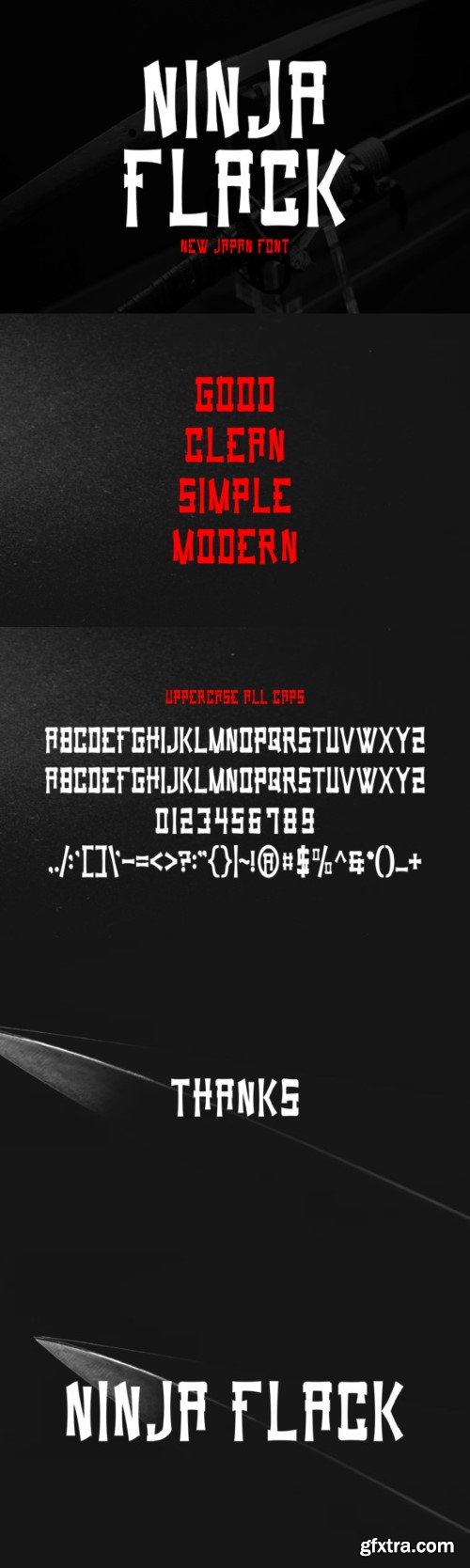 Ninja Flack Font