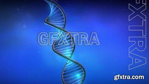 3D Animated DNA Model Rotating 1179830