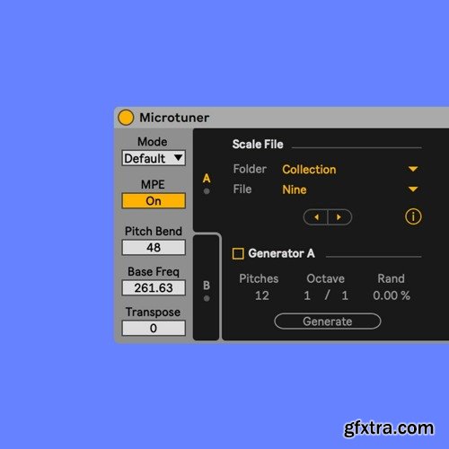 Ableton Microtuner v1.3 for Live 11.1