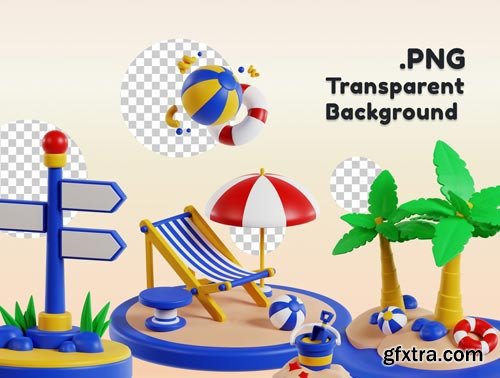 Travel and Holiday 3D Icon Pack Ui8.net