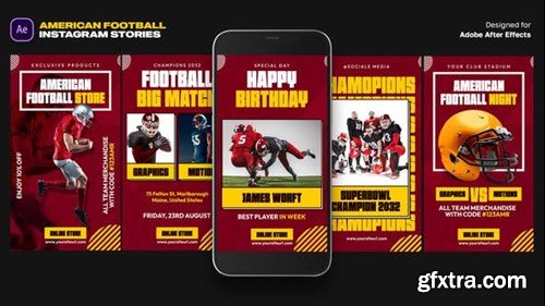 Videohive American Football Instagram Stories 45858685