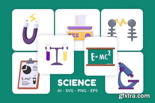 Science vector Illustration v.1 X4A6DJ8