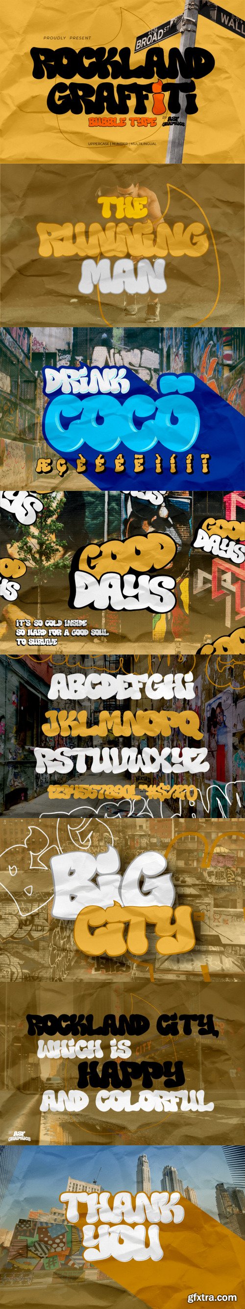 Rockland Graffiti Font